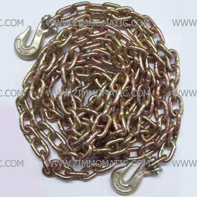 binder chain, 5/16 inch x 20 feet, grade 70 material rated for load control